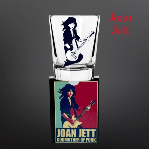 JOAN JETT SHOT GLASSES/GIFT BOXES! - Picture 7 of 7